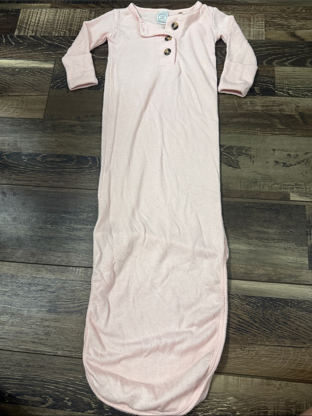 Lou Lou & Company Light Pink Infant Sleep Sack with Button Placket